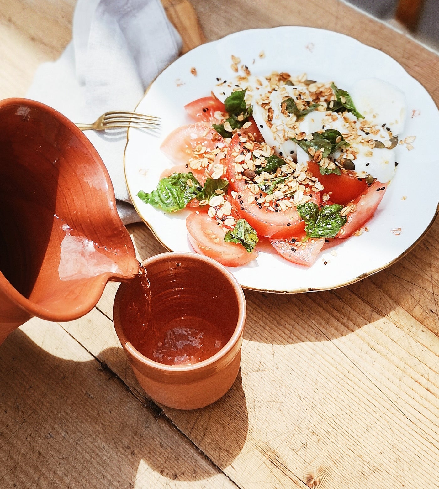 Insalata caprese con twist