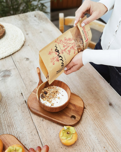 Come creare una colazione equilibrata usando la granola Mimina