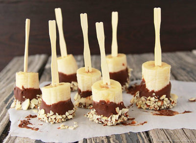 Bocconcini Banana, Cioccolato e Granola