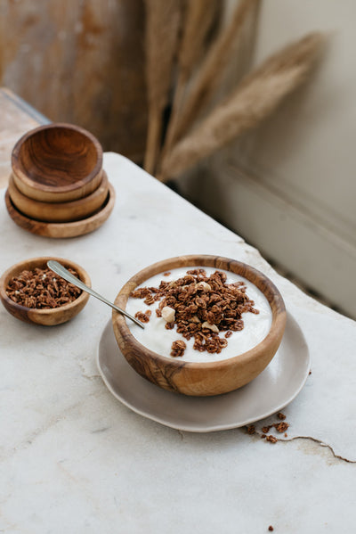 Yogurt with Cacao & Hazelnut Granola