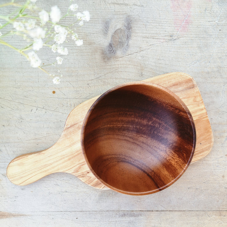 Hand-worked Acacia Bowl